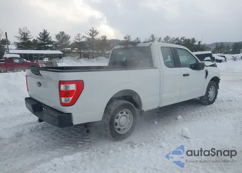 2021 Ford F-150 Xl z USA, uszkodzony, nr VIN 1FTEX1CB7MFB43647